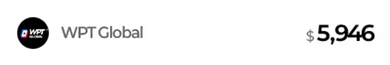WPT Global 최고 스테이크 $5,946